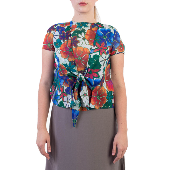 Elmas Phil Blouse Women size M Dark Green - Picture 3 of 5